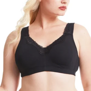 Plus Size Full Coverage Cotton Bra – Sizes 40 42 44 Women's Comfort Bra